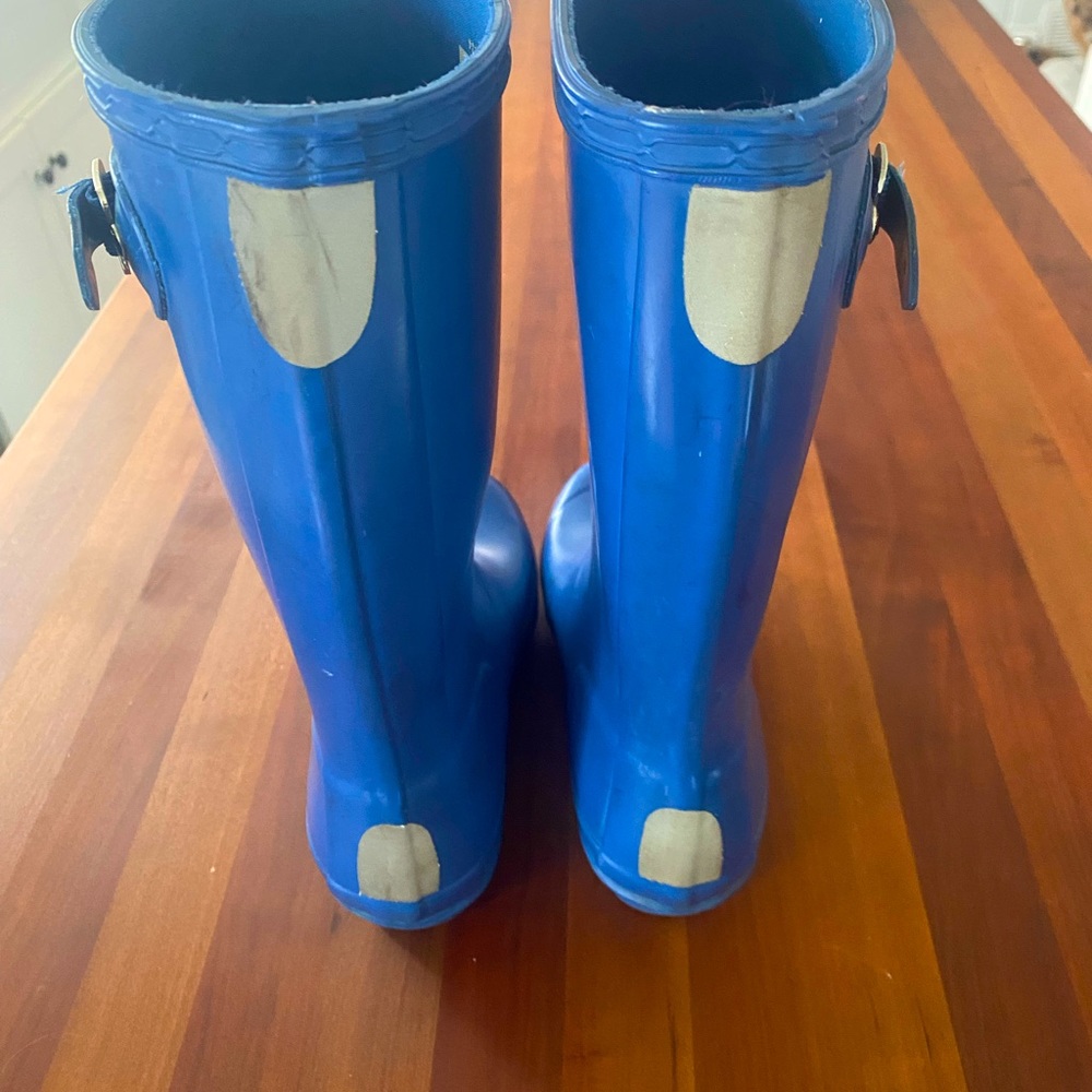 Blue Medium Height Hunter Boots - image 2
